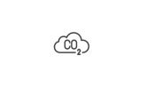 Grafik Wolke mit Co2